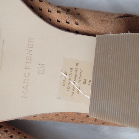 Marc Fisher Camel color Mules. Size 8 - Picture 4 of 5
